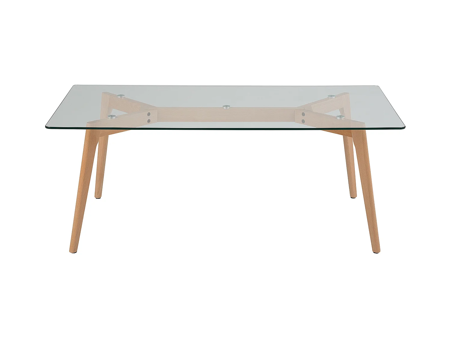 Table basse HUDSON Verre Transparent