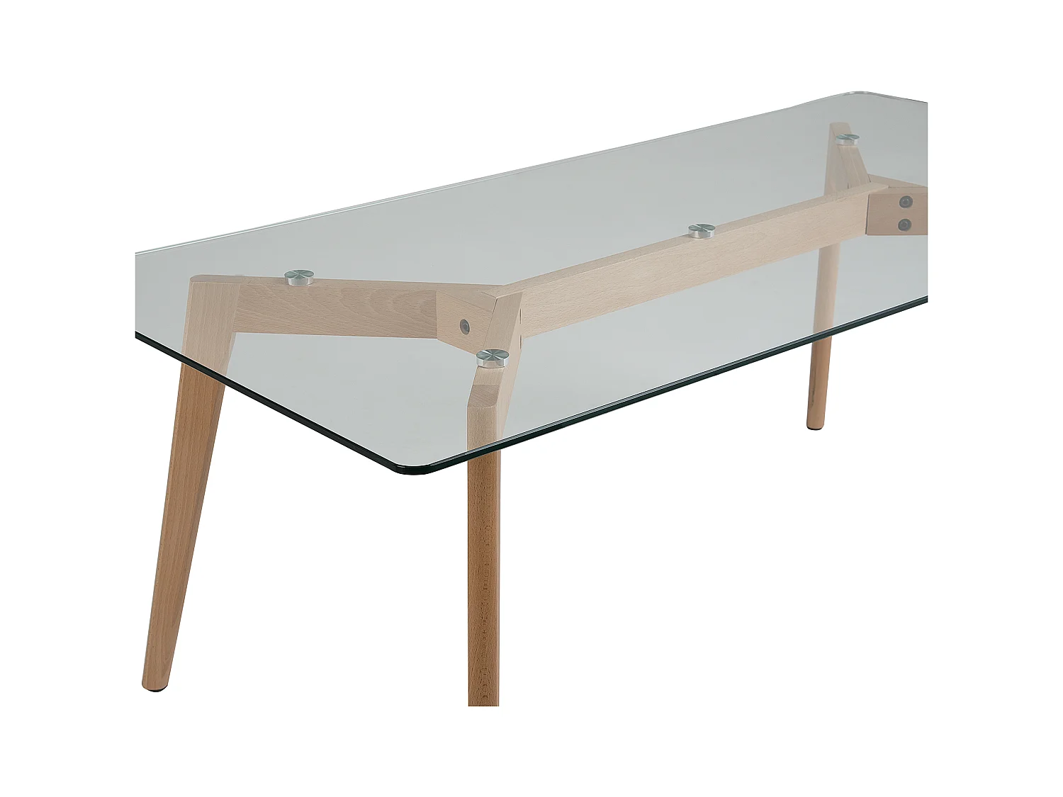 Table basse HUDSON Verre Transparent
