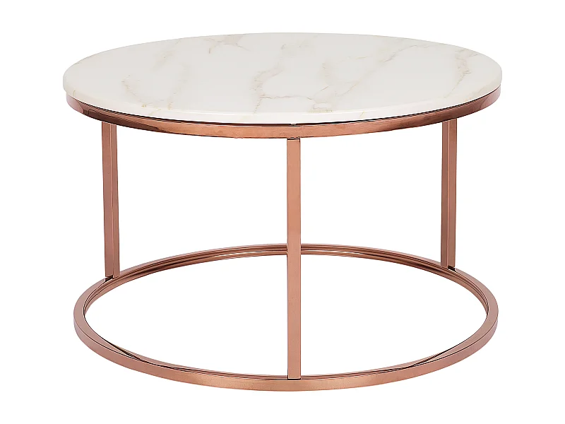 Table basse CORAL Rose doré
