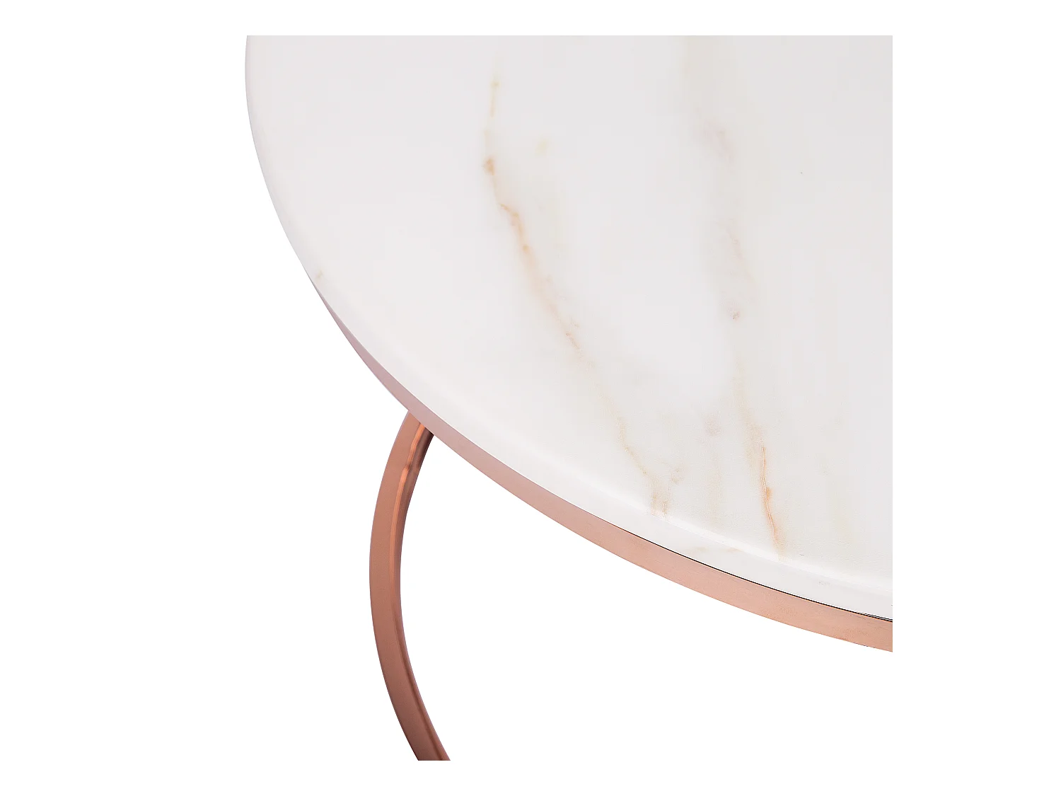 Tavolino da caffè CORAL Oro rosa