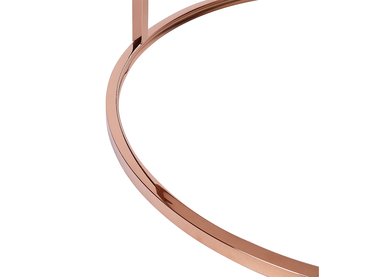 Table basse CORAL Rose doré