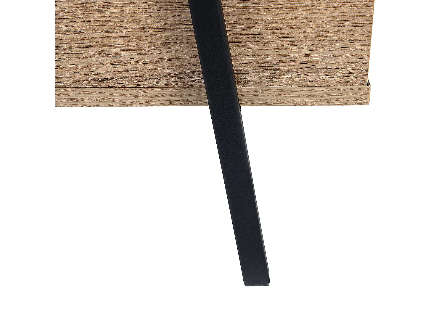 Table basse BLACKPOOL Marron/noir avec rangement