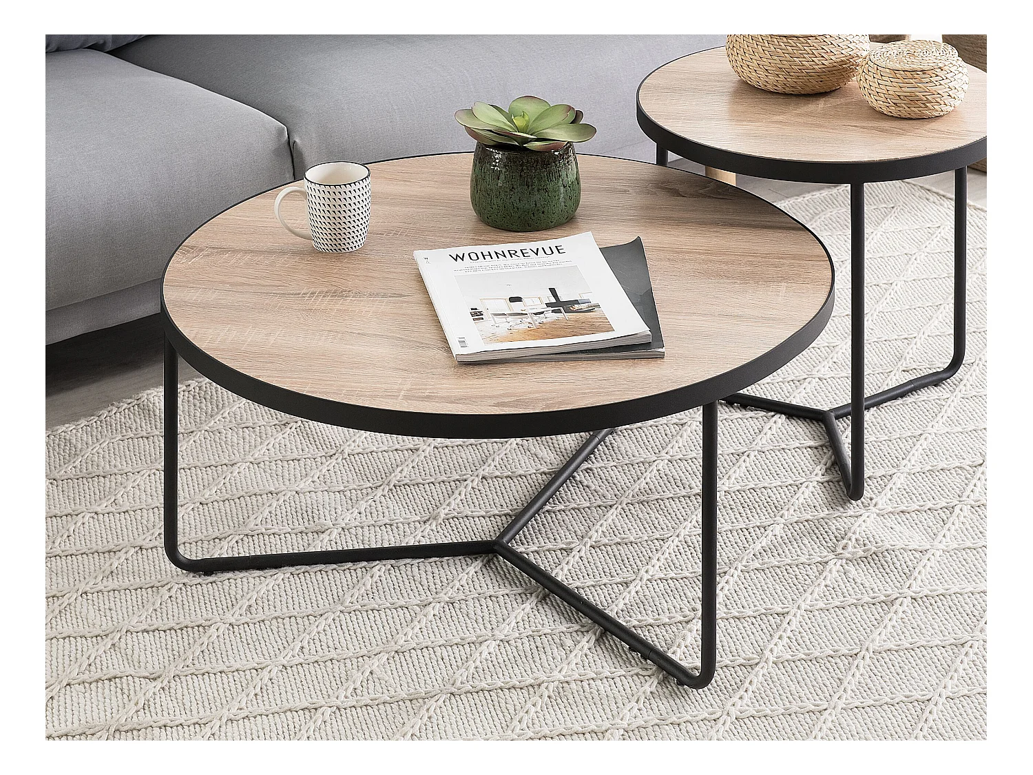 Couchtisch MELODY Hellbraun