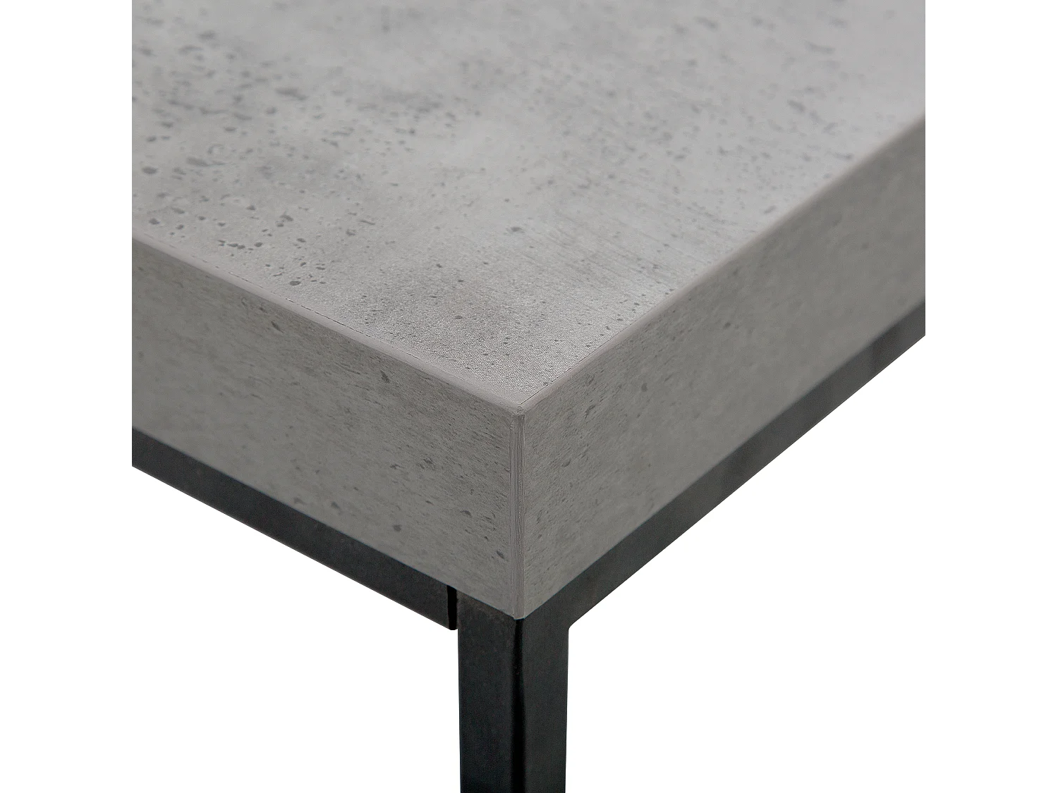 Table basse DELANO Effet béton gris