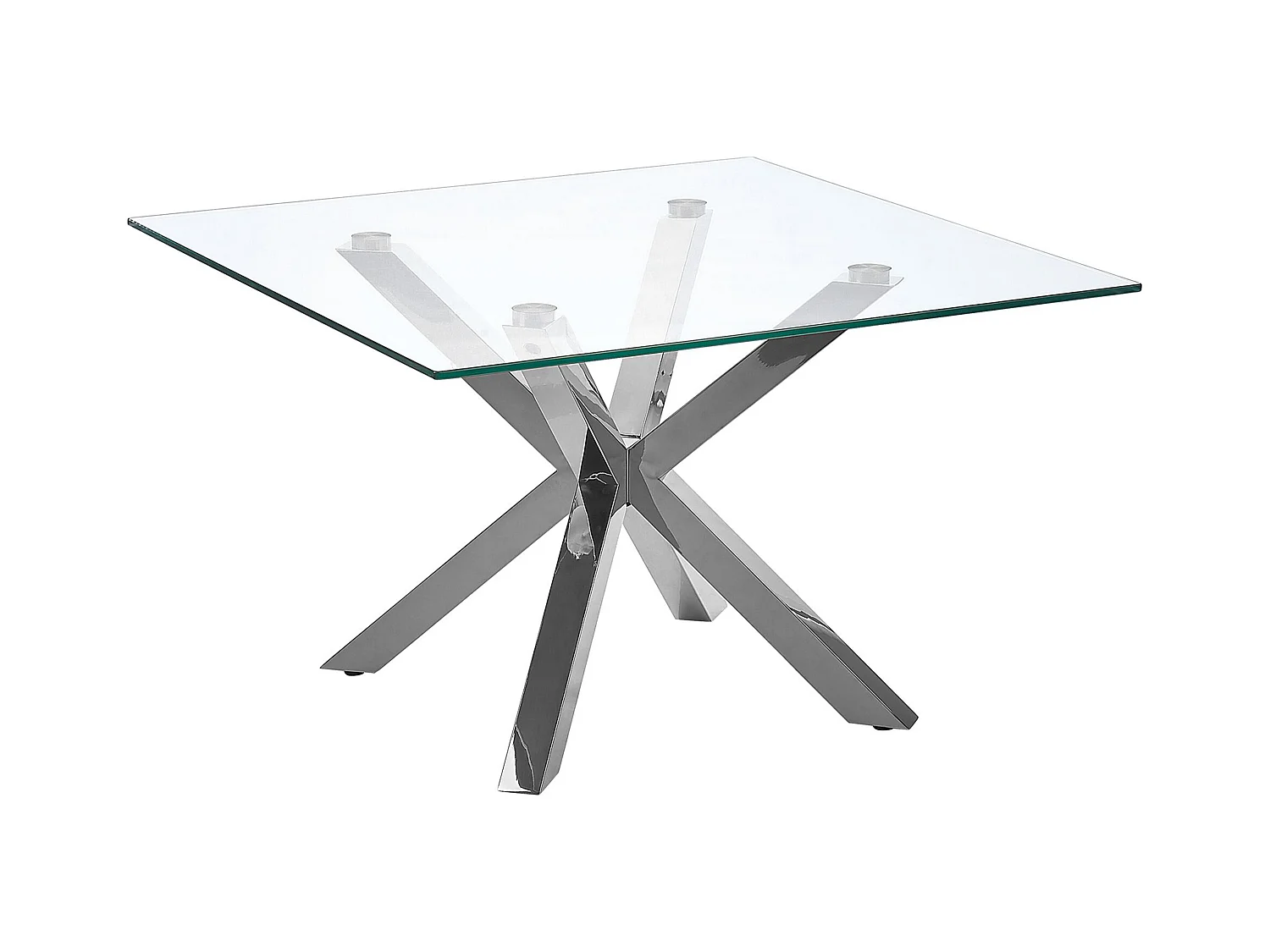 Salontafel STARLIGHT Veiligheidsglas Zilver