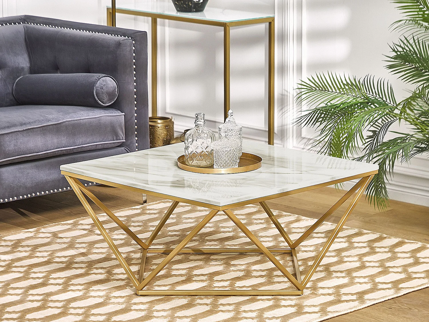Table basse MALIBU Doré