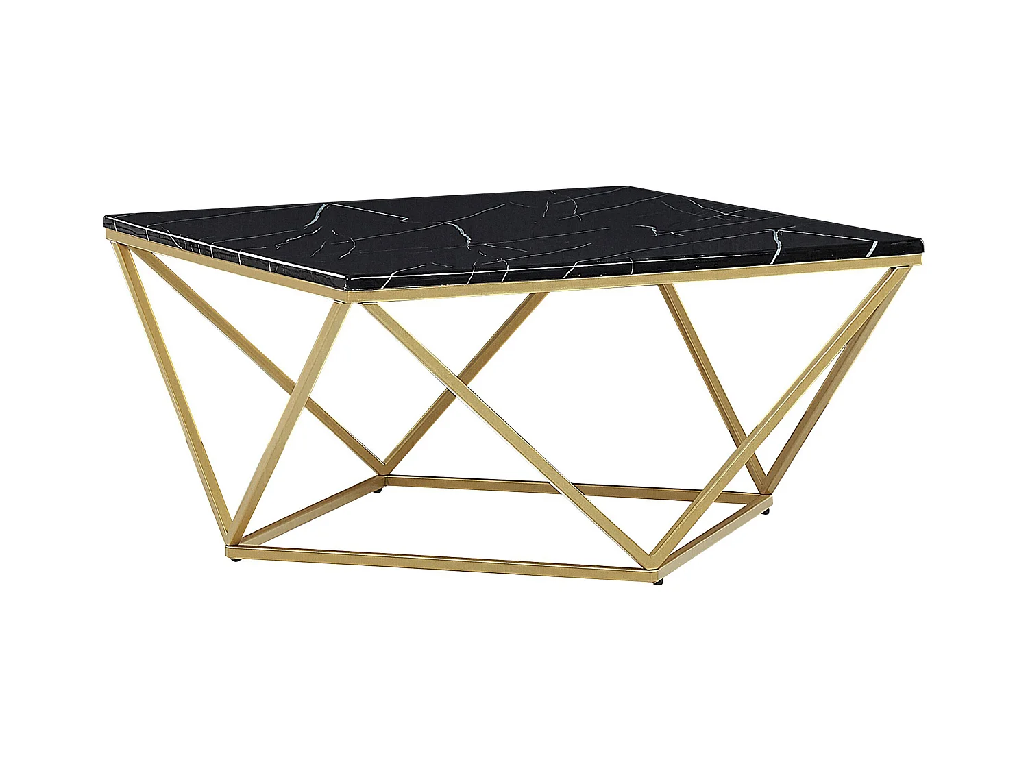 Table basse MALIBU Marbre noir