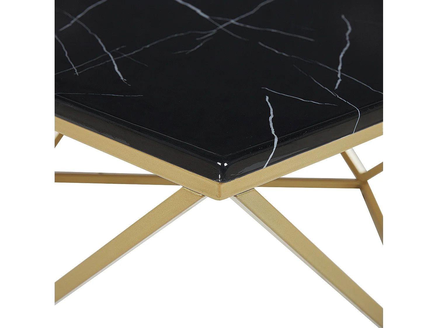Salontafel MALIBU Zwart/goud
