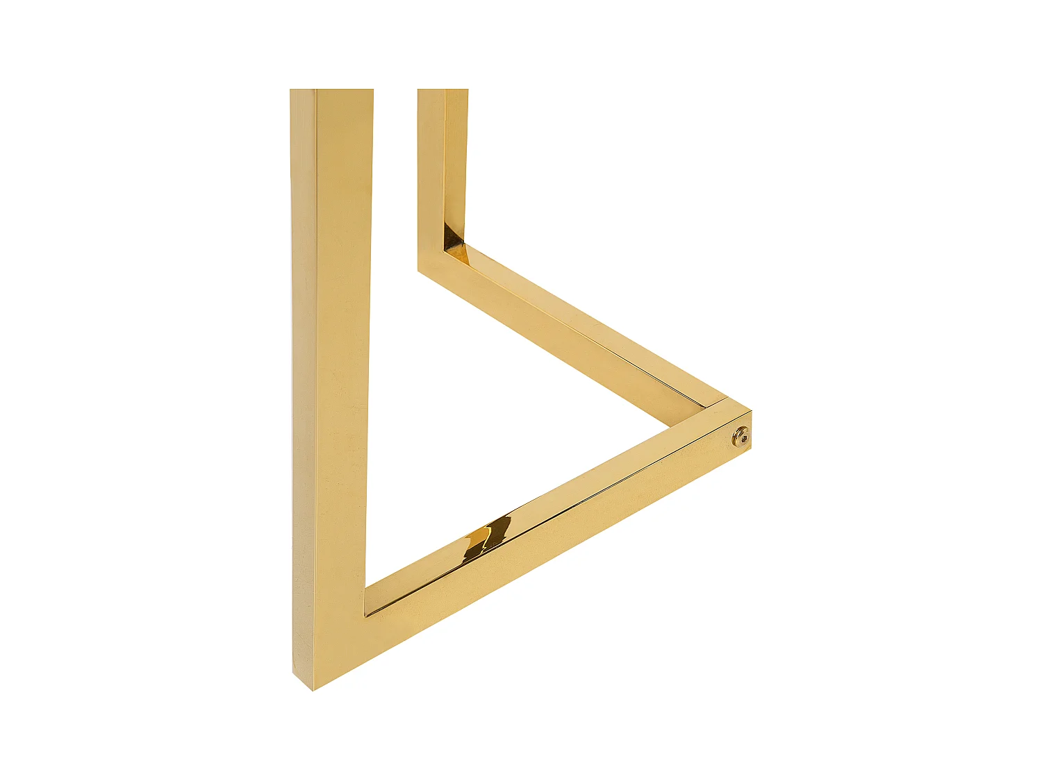 Table basse FRESNO Verre Doré