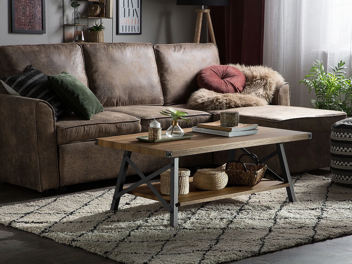 Table basse CARLIN Marron