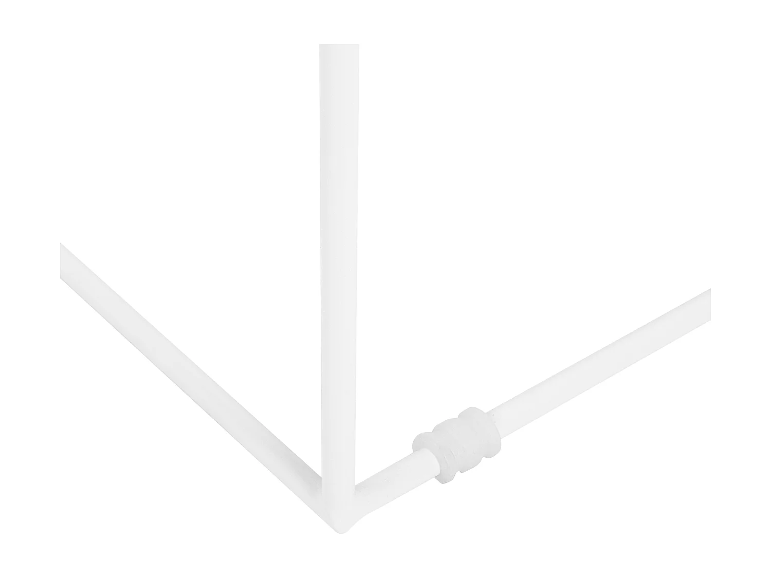 Table d'appoint SAXON Métal Blanc