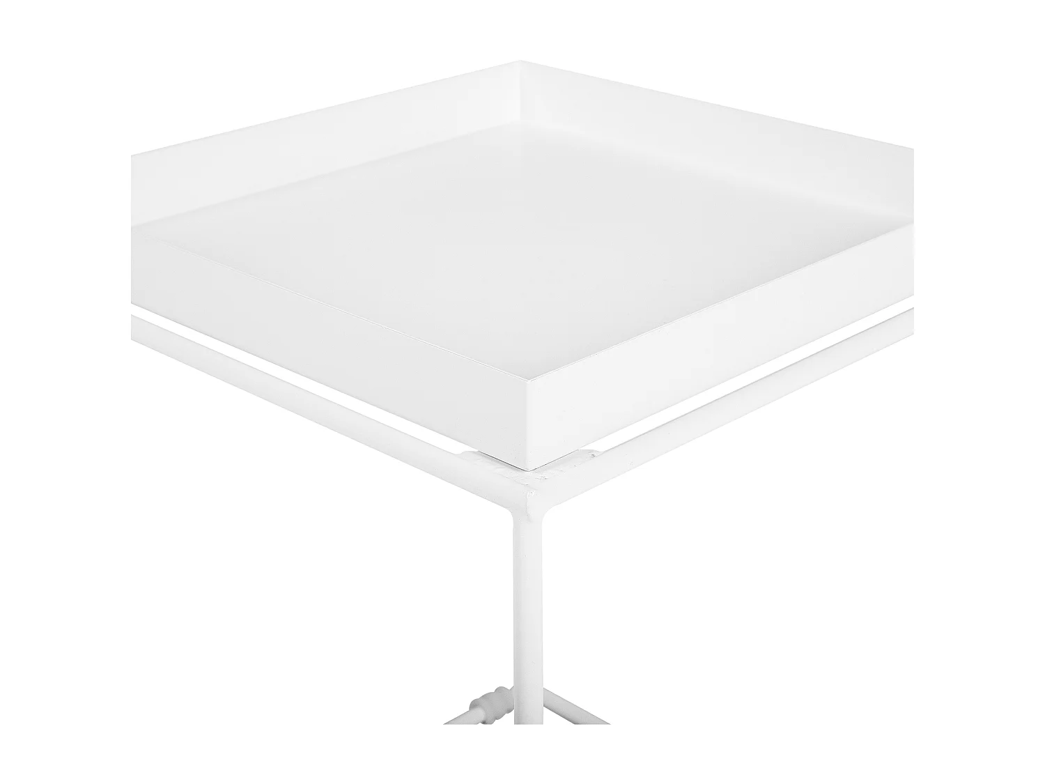 Mesa de apoio SAXON Metal Branco