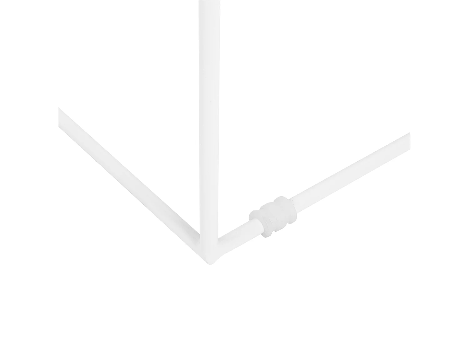 Beistelltisch aus Metall in Weiß Couchtisch Blumentisch Saxon