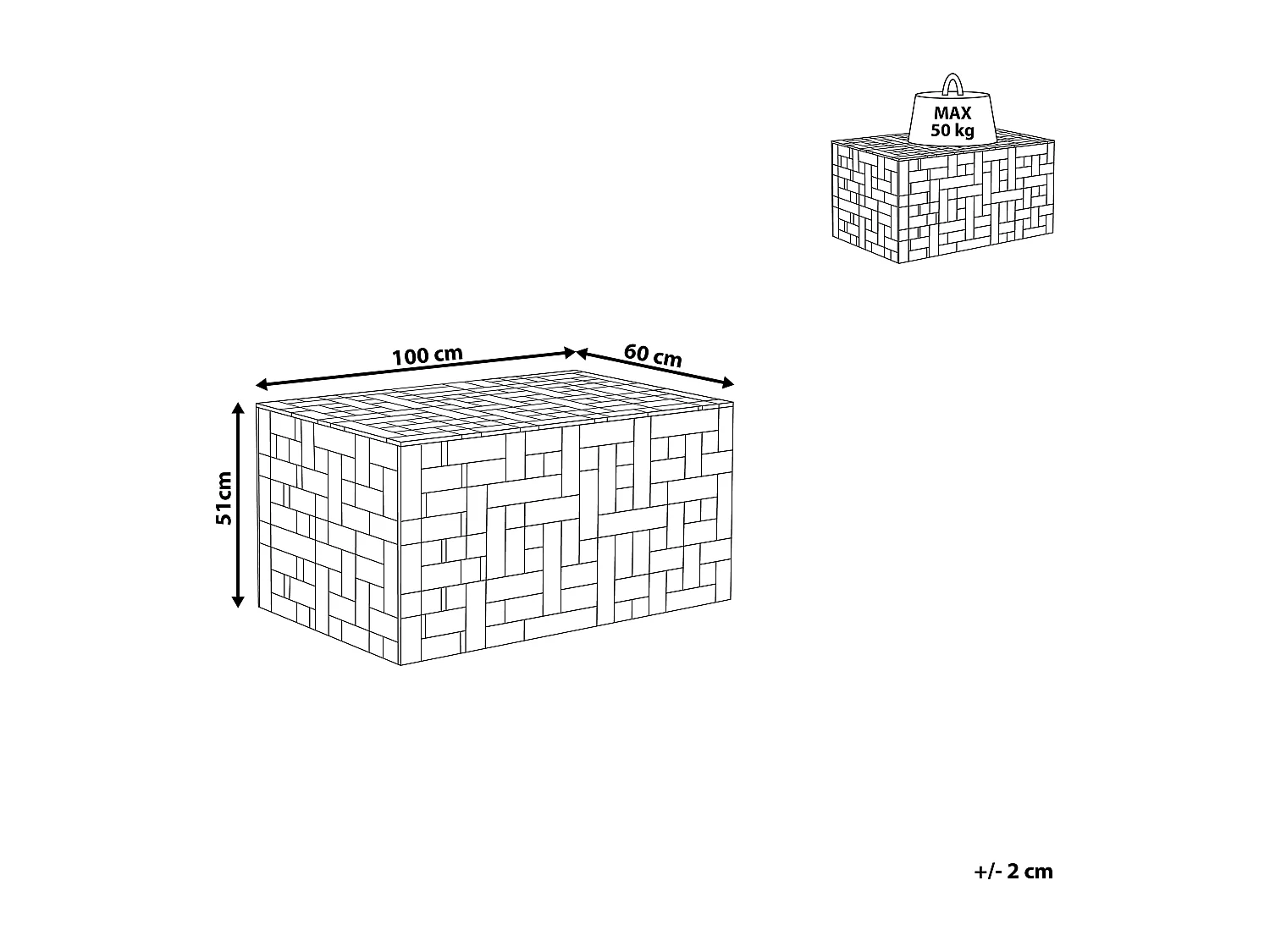 Salontafel GAMBO Teakhout Bruin