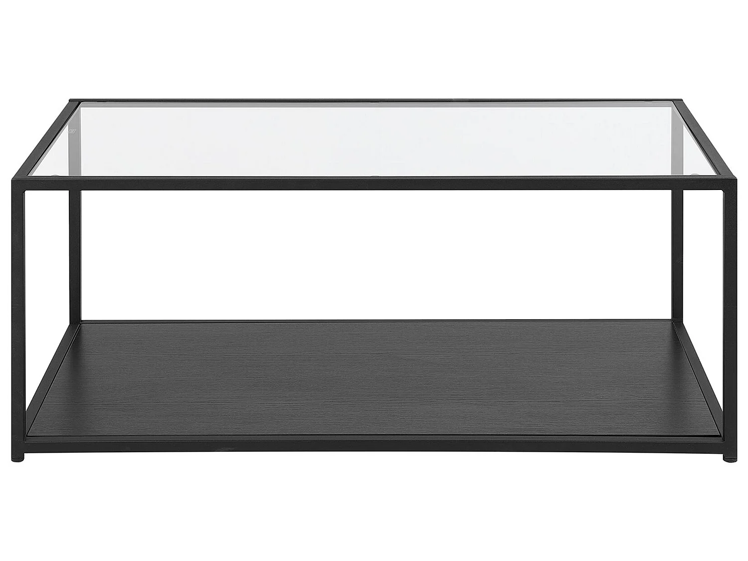 Table basse MEDORA Verre Noir