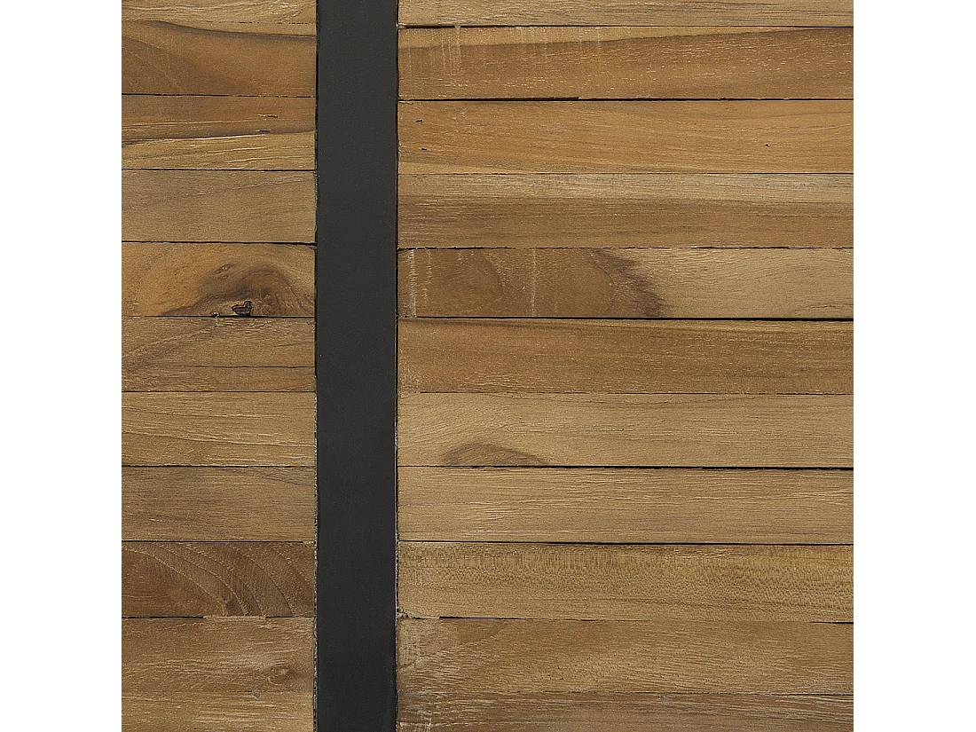 Stolik kawowy GANDER Drewno tekowe Brązowy