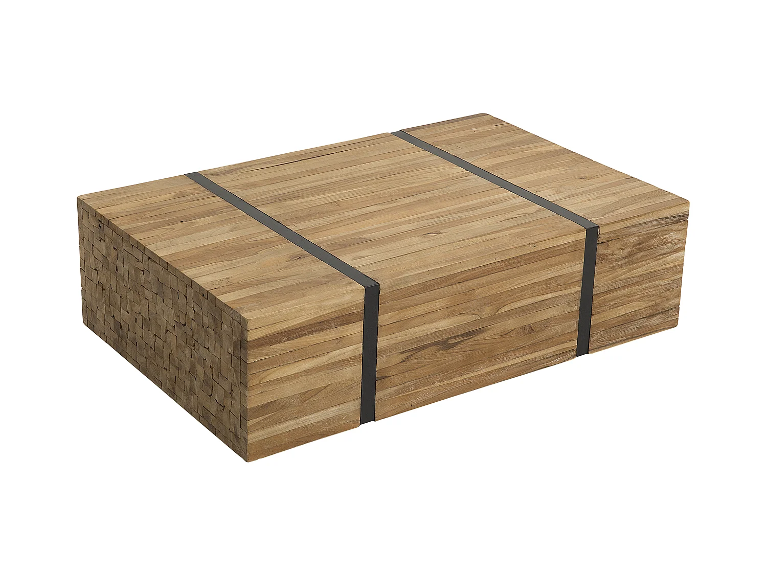 Couchtisch GANDER Teakholz Braun