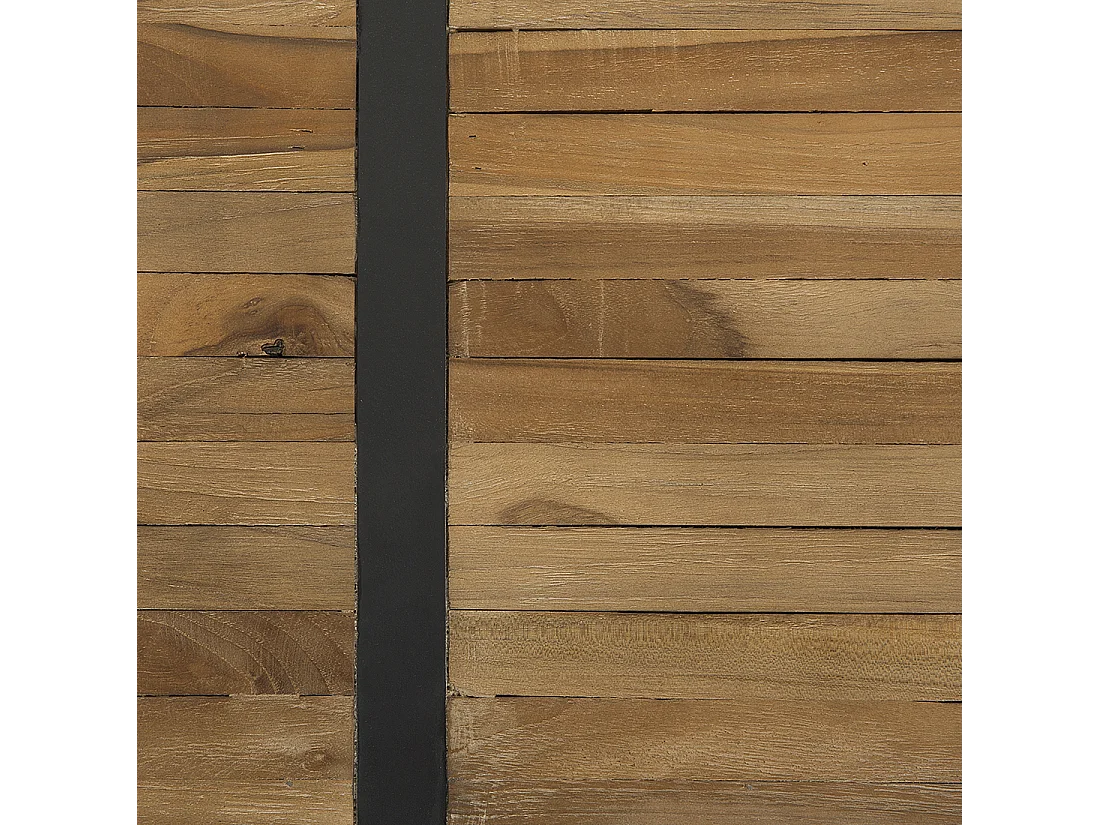 Stolik kawowy GANDER Drewno tekowe Brązowy