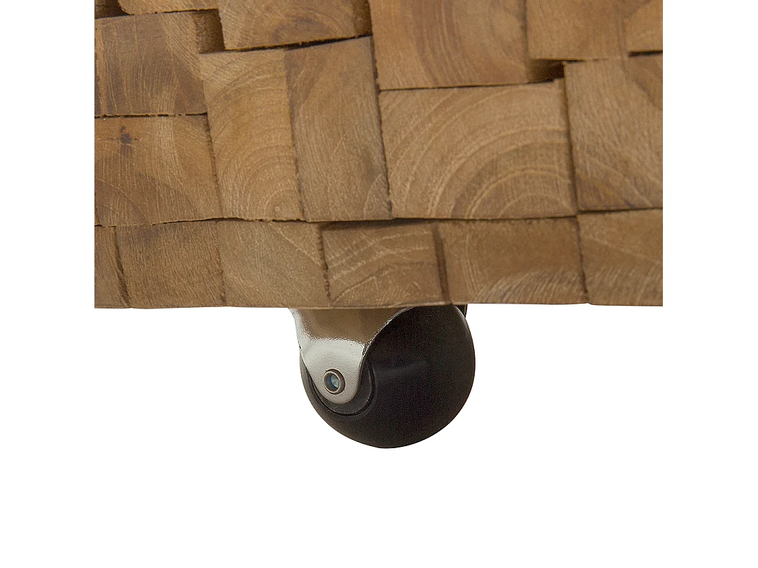 Table basse GANDER Teck Marron