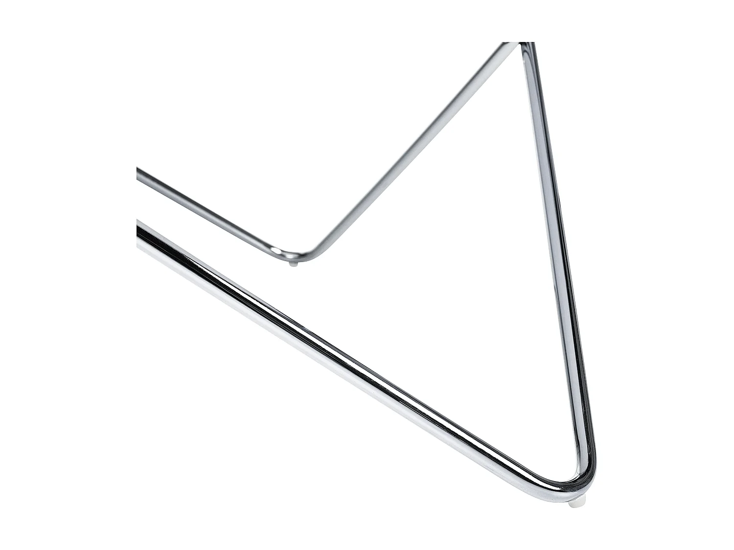 Table basse MERIDIAN Verre de sécurité Marbre/argenté