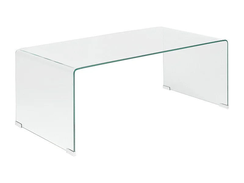 Table basse KENDALL Verre de sécurité Transparent