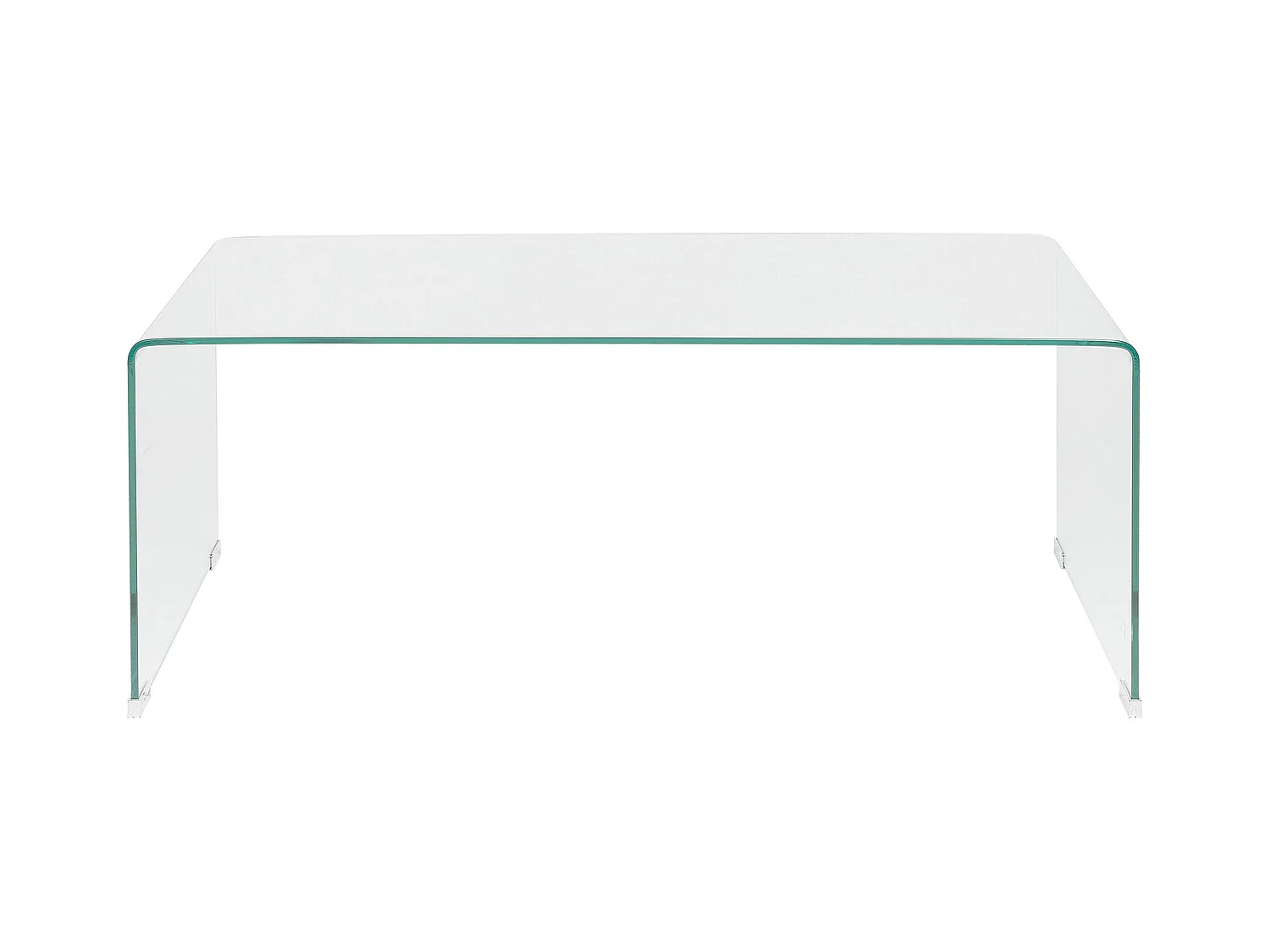 Minimalistischer Couchtisch transparent Glas Kendall