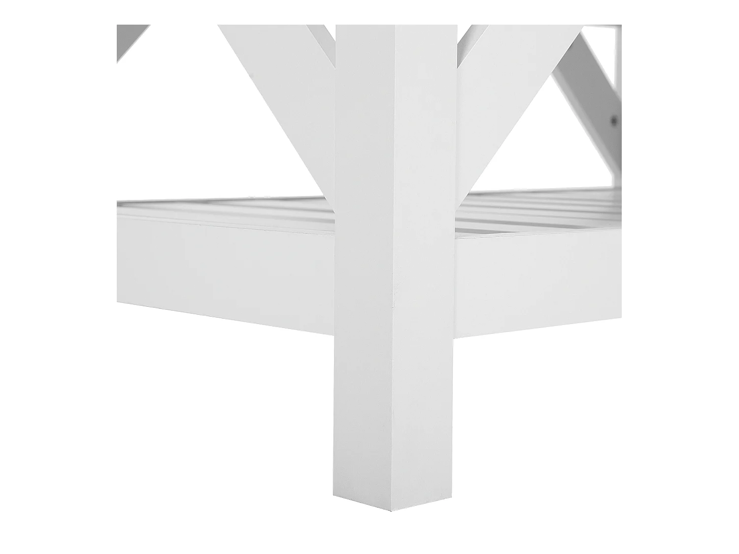 Table basse SAVANNAH Marron/blanc