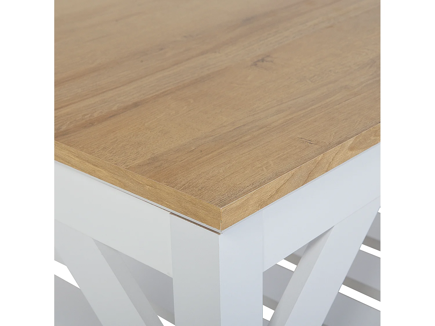 Mesa de centro SAVANNAH Castanho/Branco