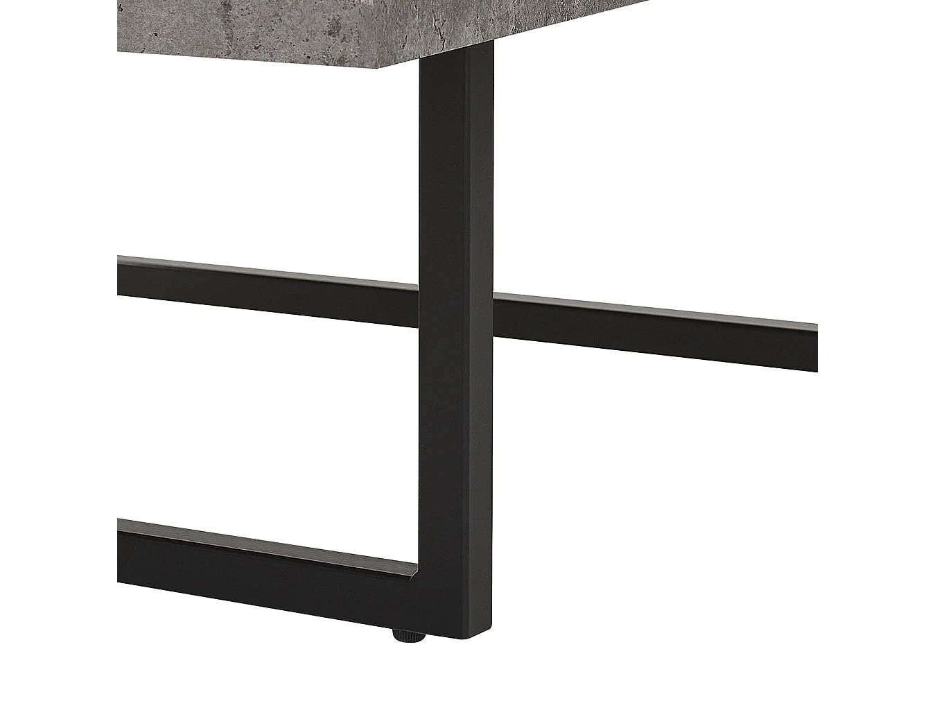 Mesa de centro DELUZ Gris efecto hormigón