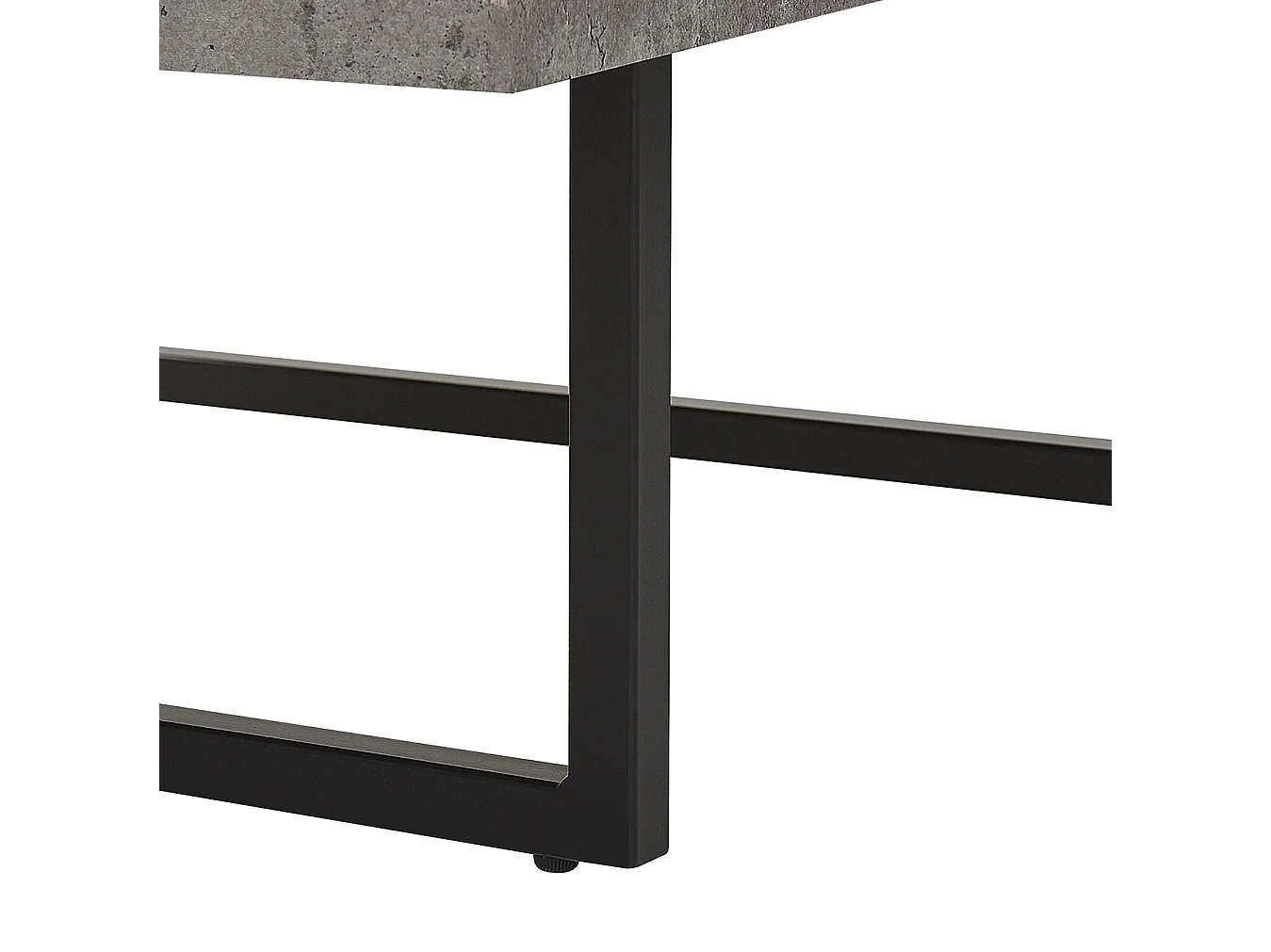 Tavolino da caffè DELUZ Grigio effetto cemento