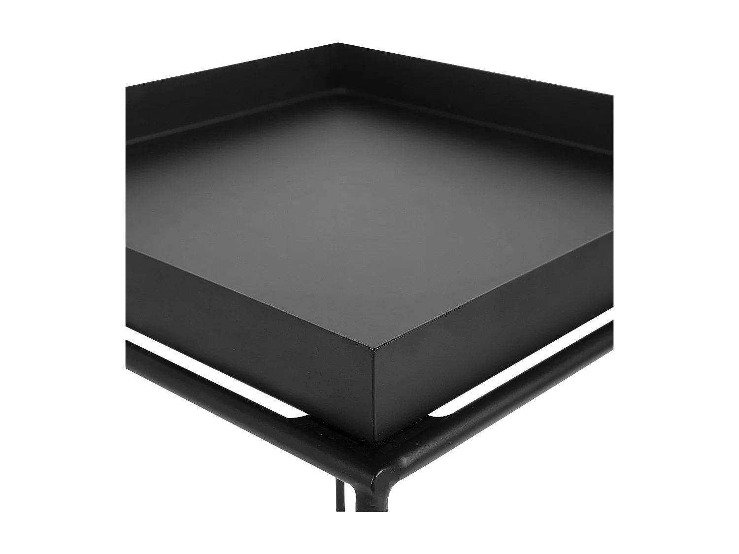 Table d'appoint SAXON Métal Noir