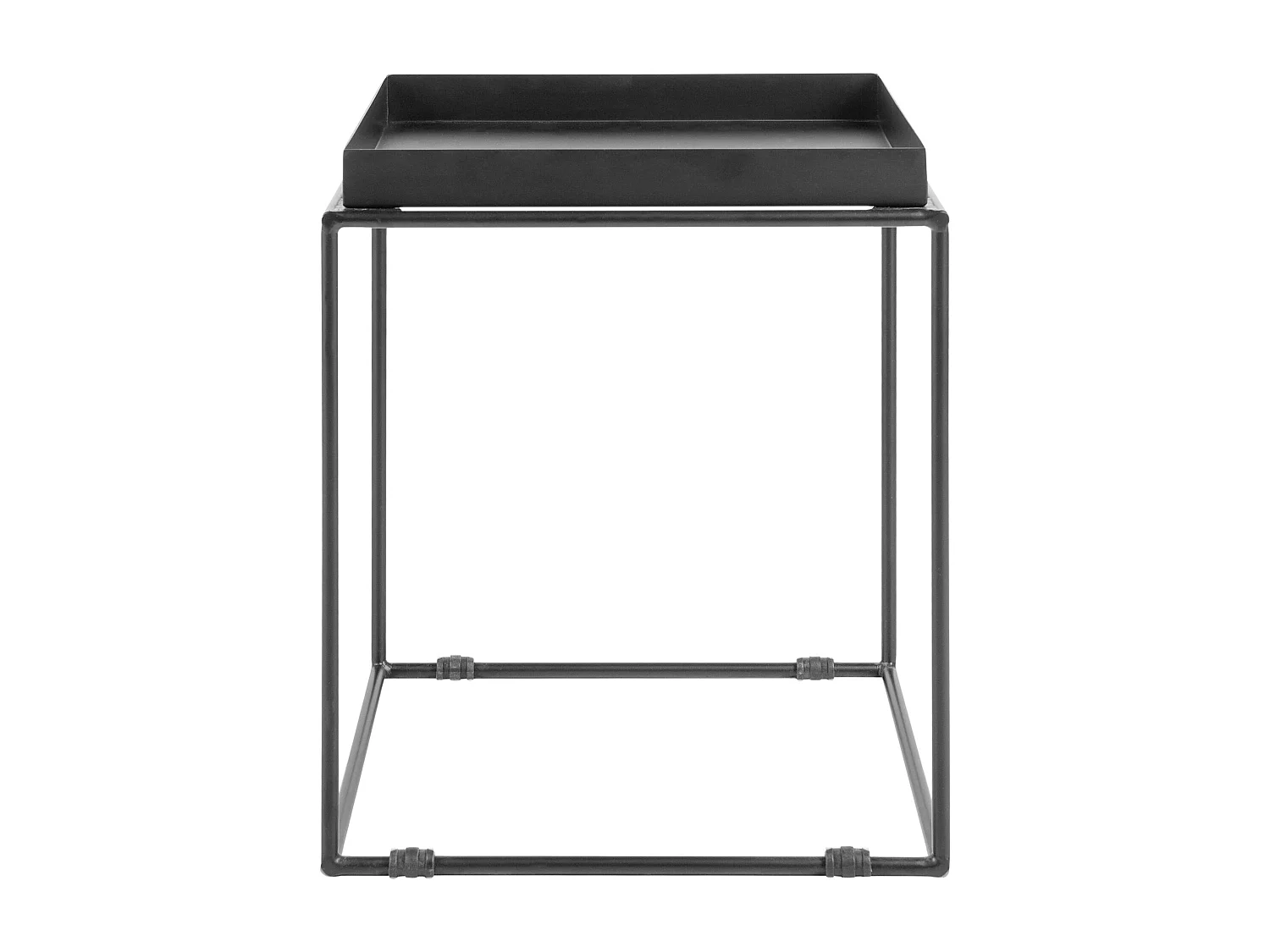 Table d'appoint SAXON Métal Noir