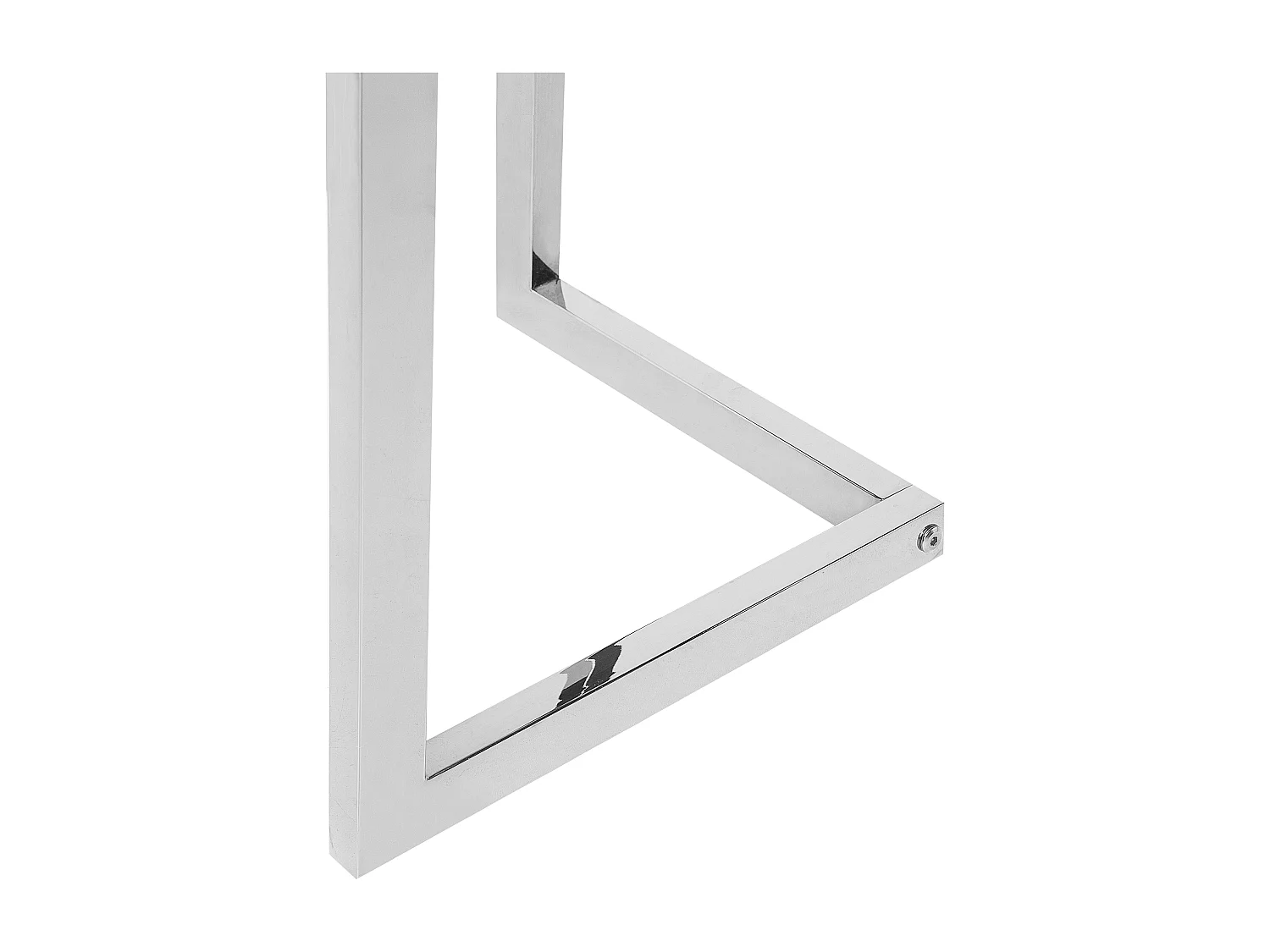 Stolik kawowy FRESNO Szkło Srebrny