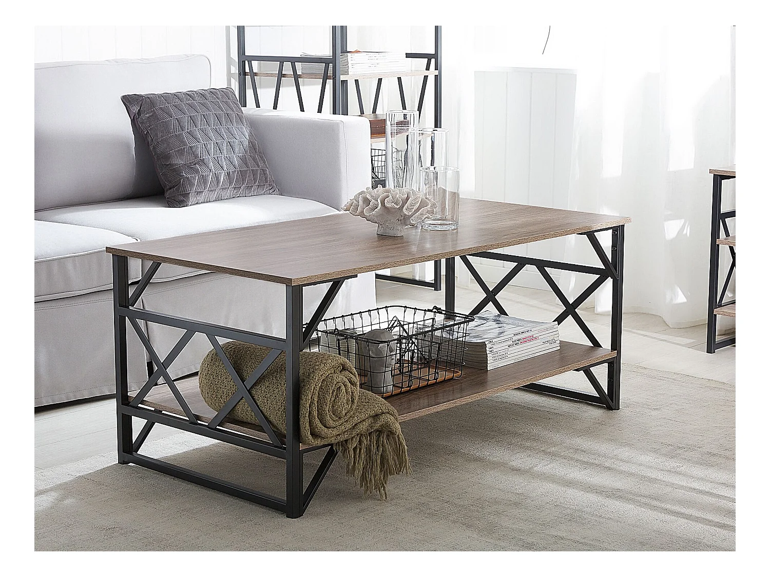 Table basse BOLTON Taupe