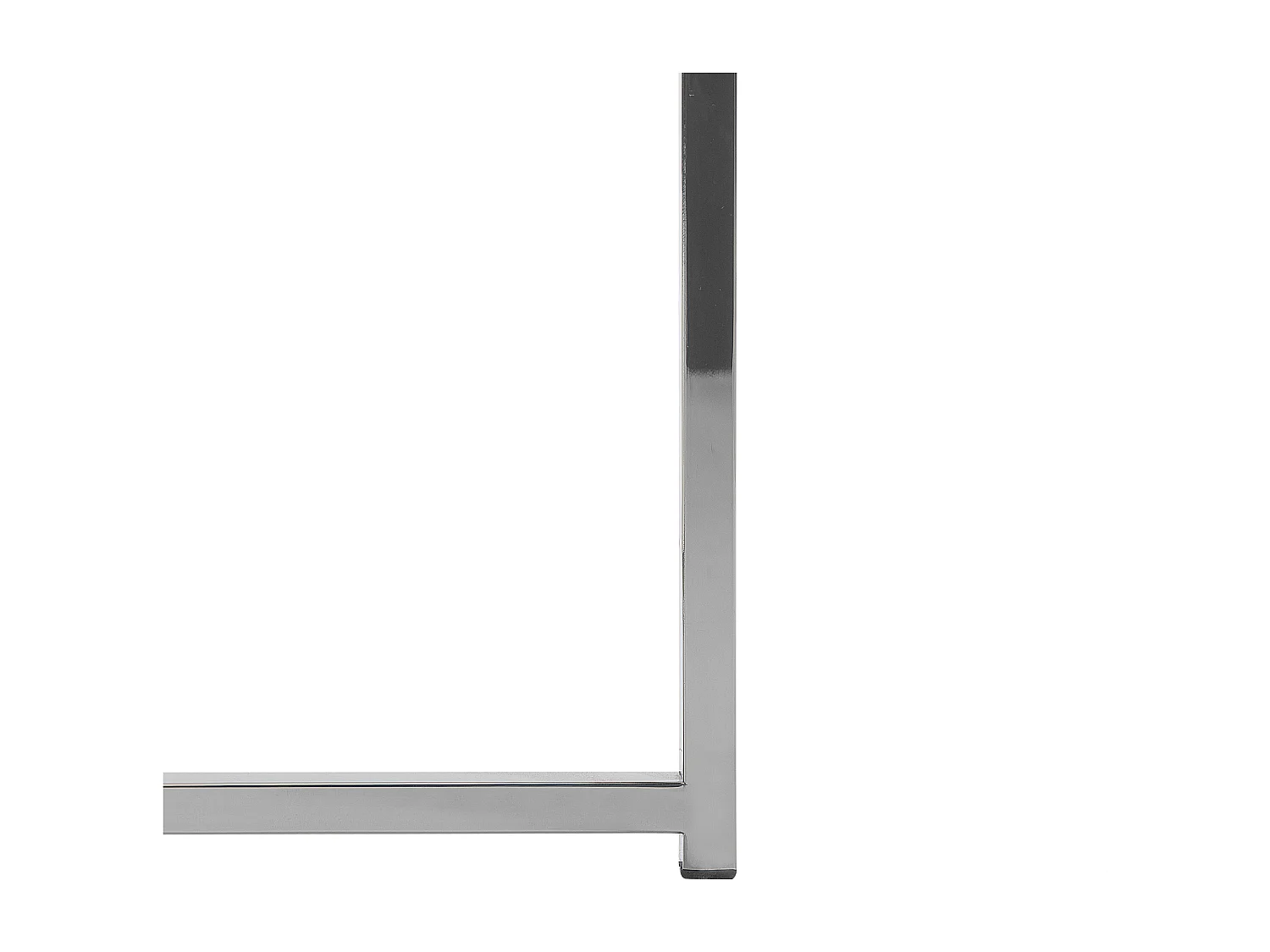 Mesa de centro QUINCY Vidro de segurança (temperado) Mármore/Prateado