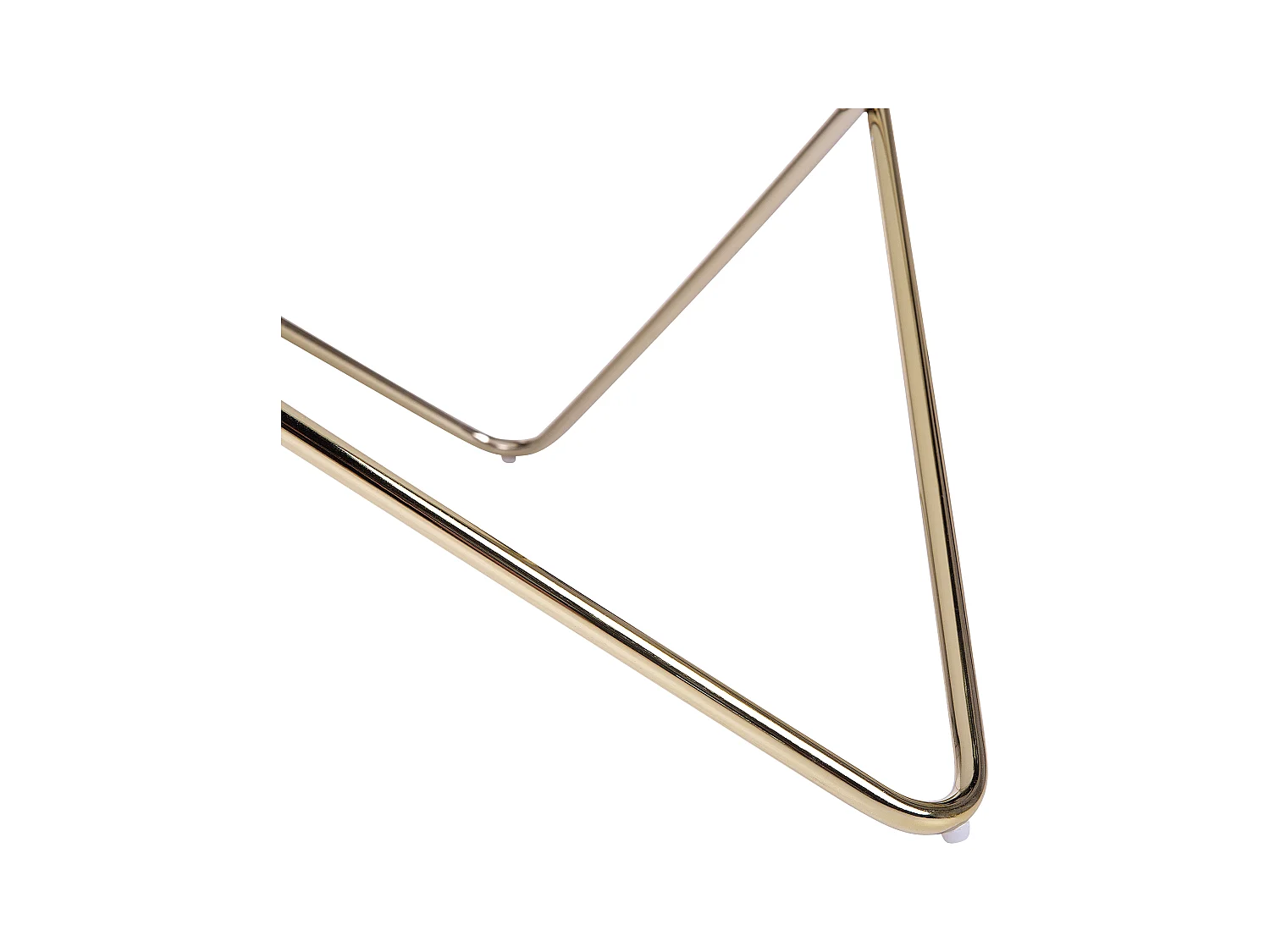 Couchtisch MERIDIAN Sicherheitsglas Schwarz / Gold