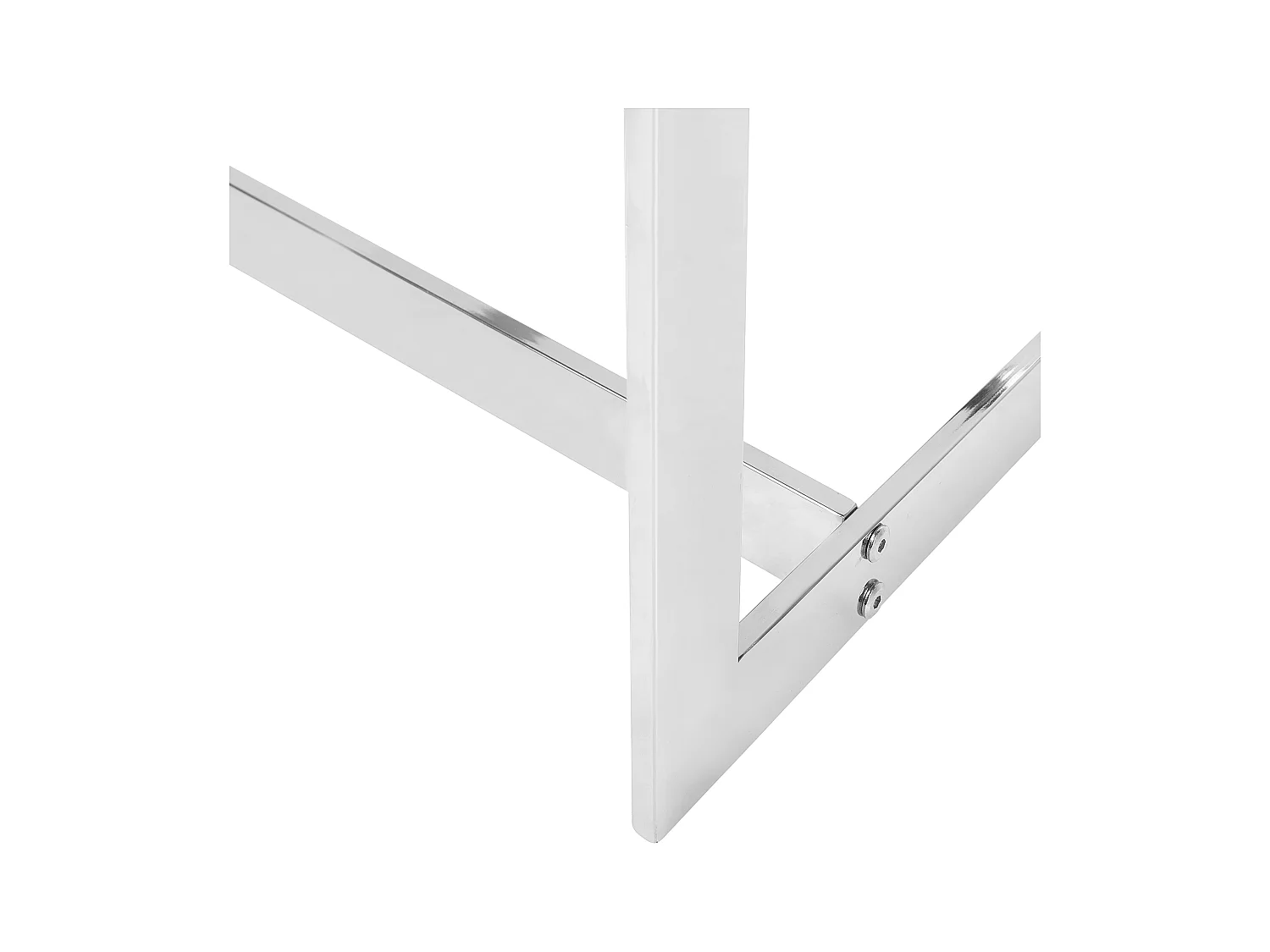 Stolik kawowy CRYSTAL Szkło hartowane Srebrny