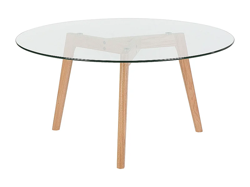 Couchtisch MINNESOTA Glas Transparent