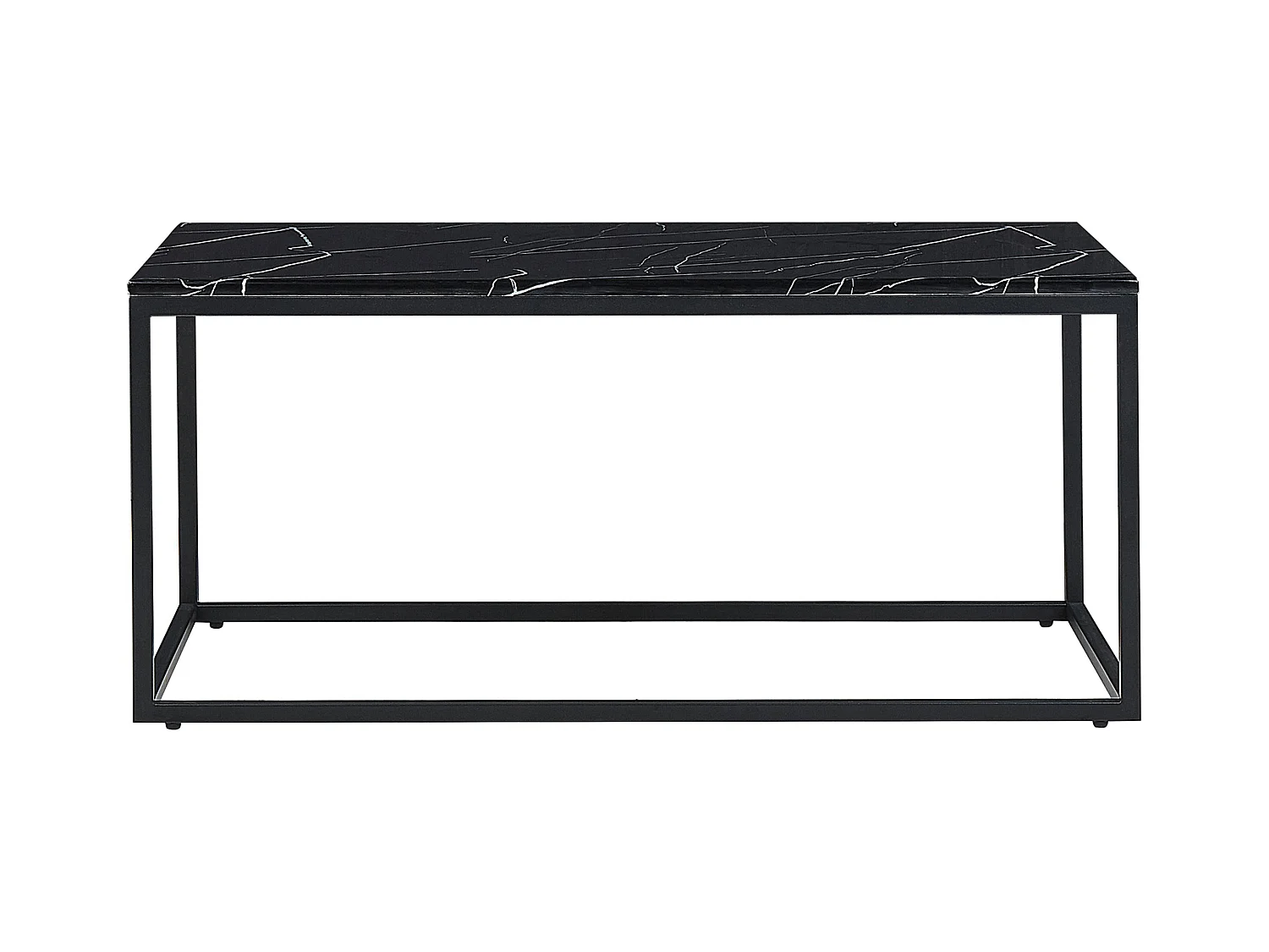 Tavolino da caffè DELANO Marmo nero