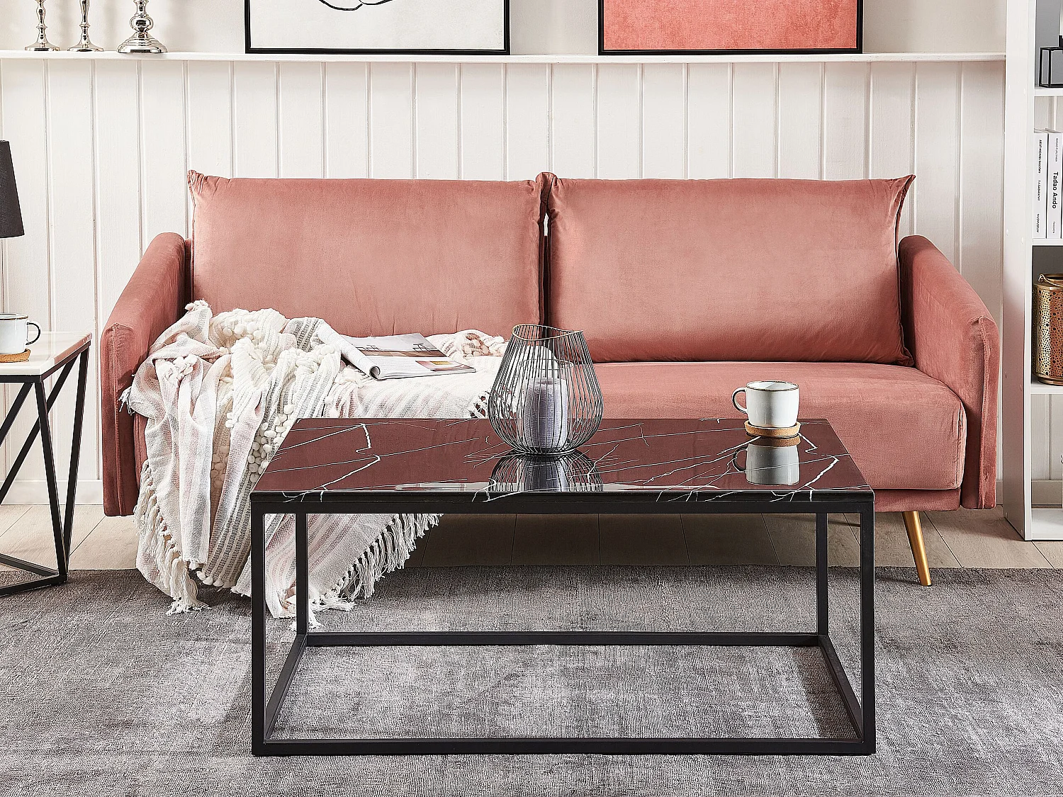 Table basse DELANO Marbre noir