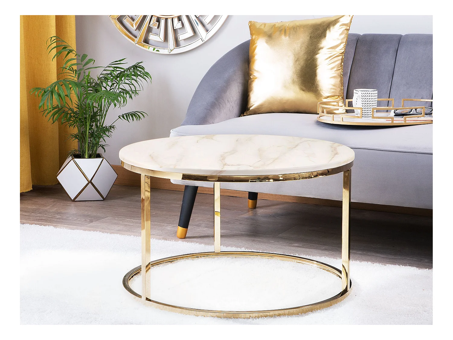 Salontafel CORAL Goud