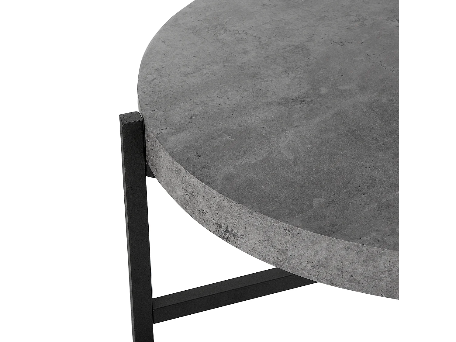 Mesa de centro BONITA Efeito de betão cinzento