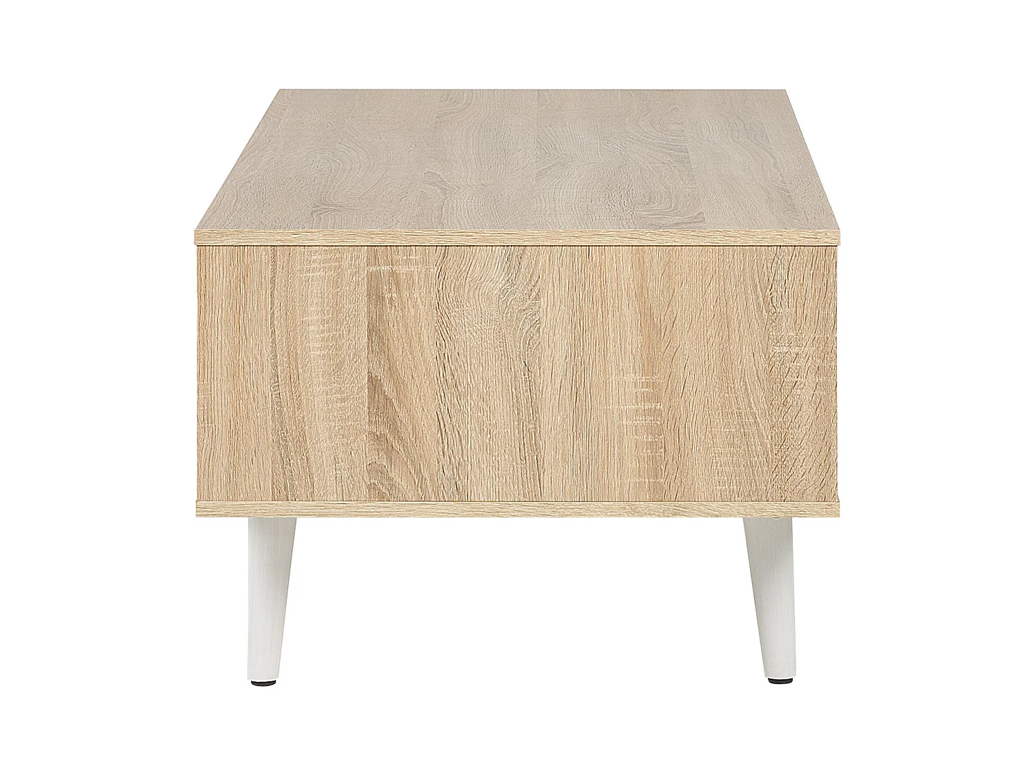 Table basse SWANSEA Marron clair avec rangement