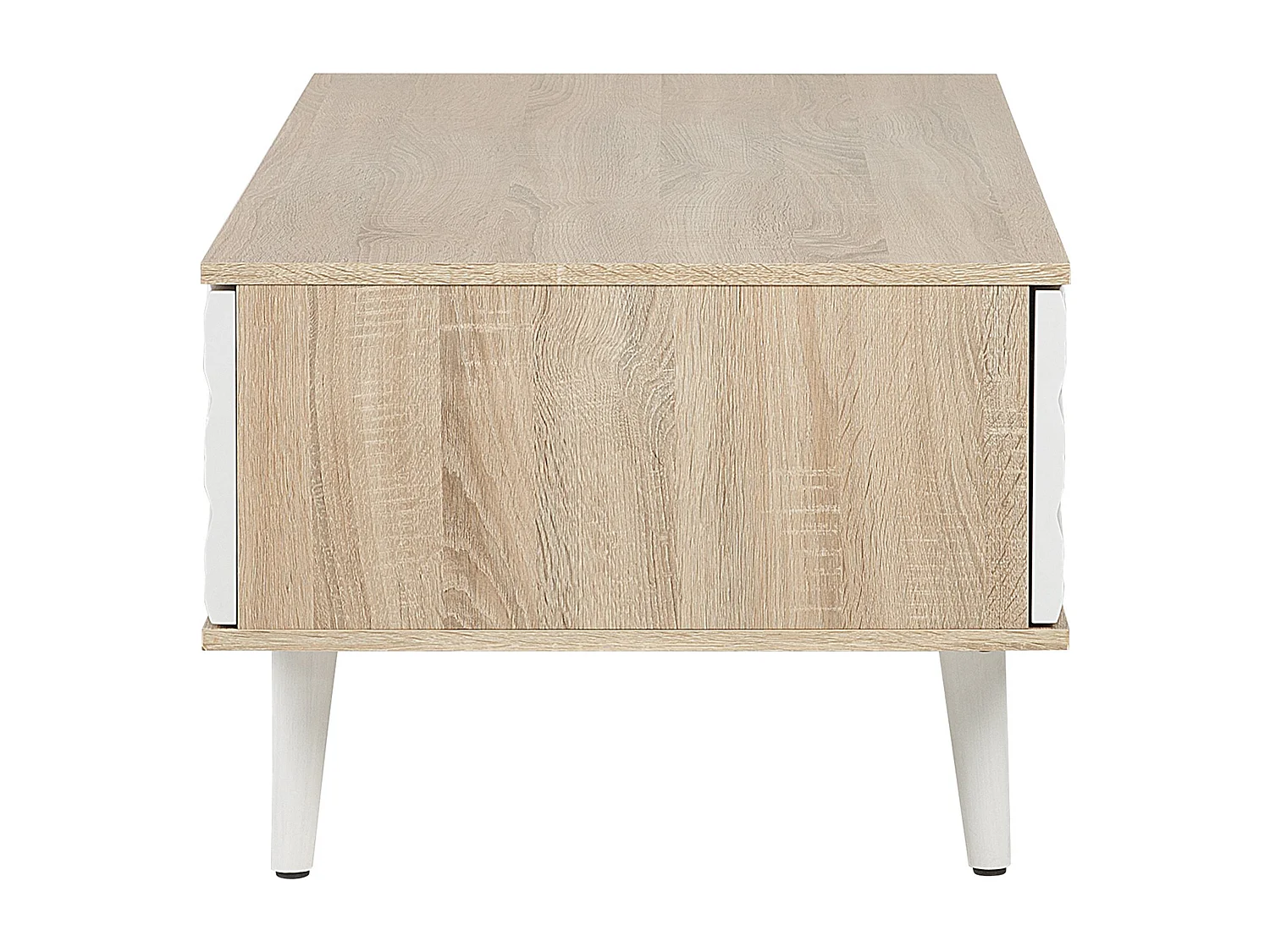 Table basse SWANSEA Marron clair avec rangement