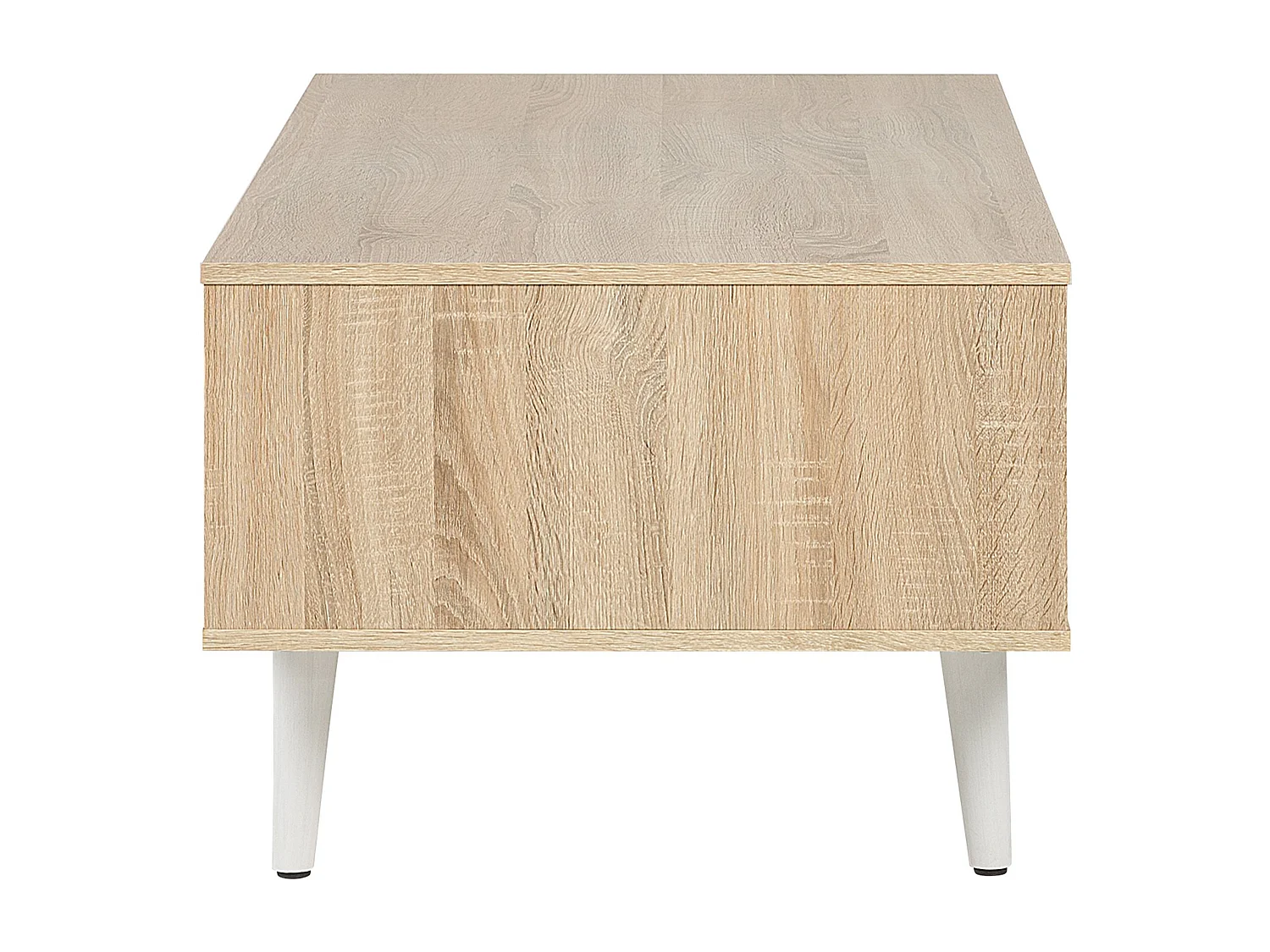 Salontafel SWANSEA Lichtbruin met opbergruimte