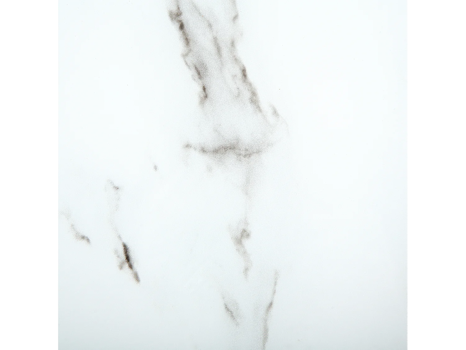 Tavolino da caffè EMPORIA Vetro temperato Marmo/ Argento