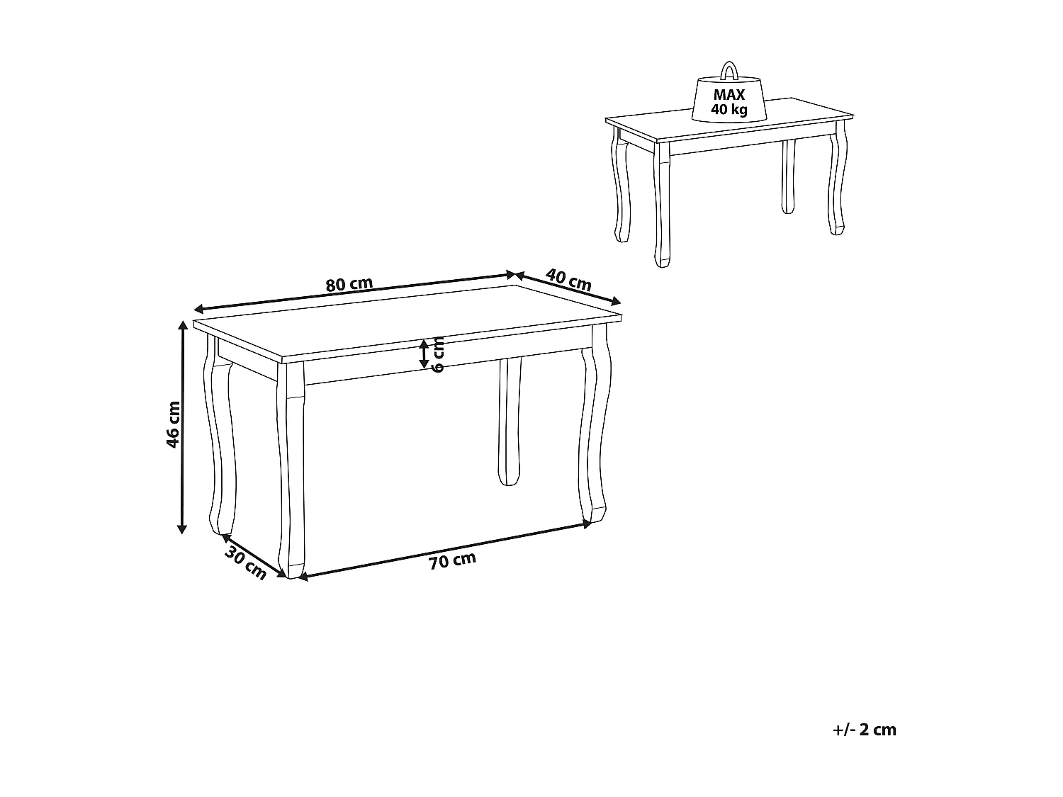 Table basse SNOOK Noir