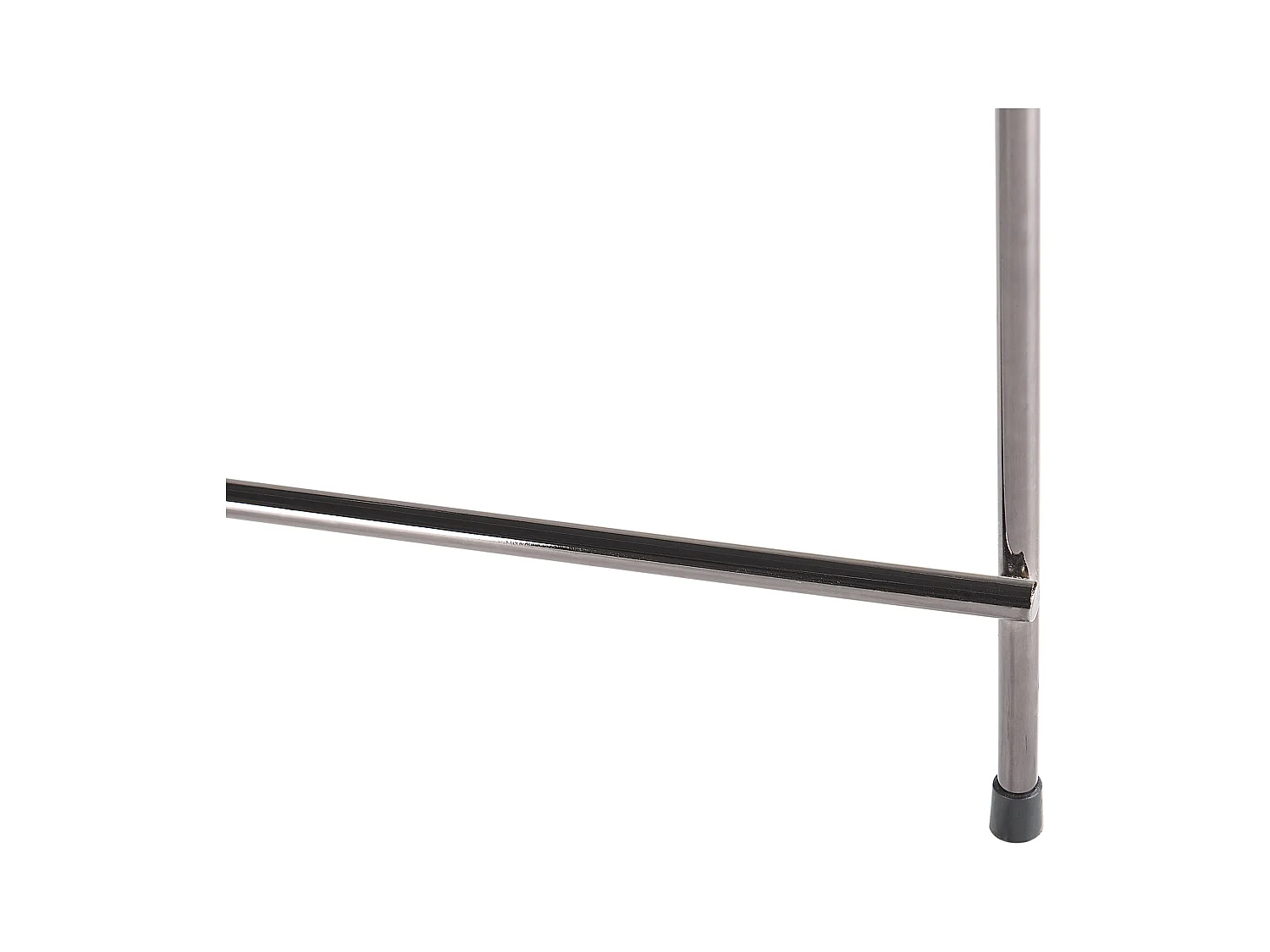 Stolik pomocniczy LUCEA Szkło hartowane Srebrny