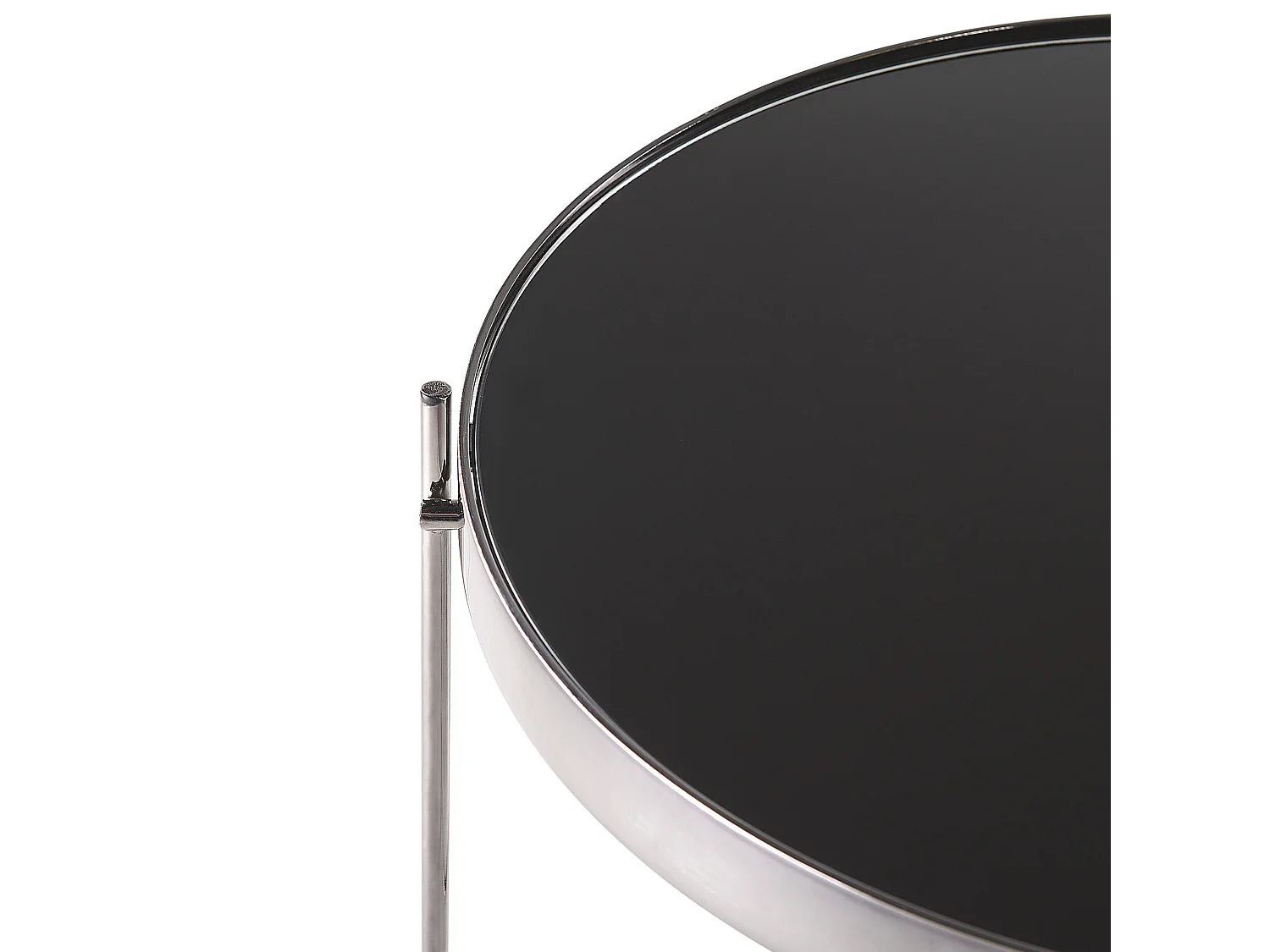 Bijzettafel LUCEA Veiligheidsglas Zilver