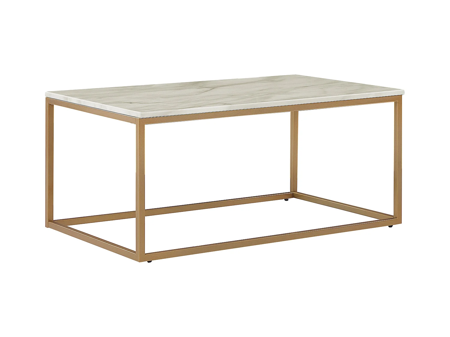Couchtisch DELANO Marmor Optik / Gold